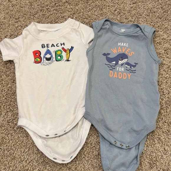 14 pieces Boys 6-9 month Bundle Camp and Dino Mickey Tee Pants and Body Suits - Picture 10 of 11